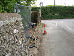 Cantuaria Stonemasons Project - Flint Wall Repair