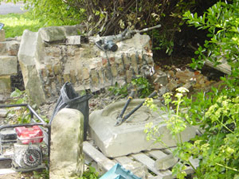 Cantuaria Stonemasons Project - Gatepost