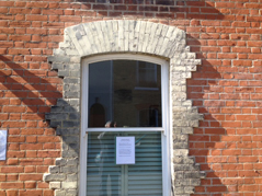 Cantuaria Stonemasons Project - Refurbished Brick Window - Project