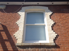 Cantuaria Stonemasons Project - Refurbished Brick Window - Project