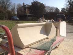 Cantuaria Stonemasons Project - Coping Stone - Project