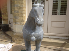 Cantuaria Stonemasons Project - Granite Horse Repair - Project